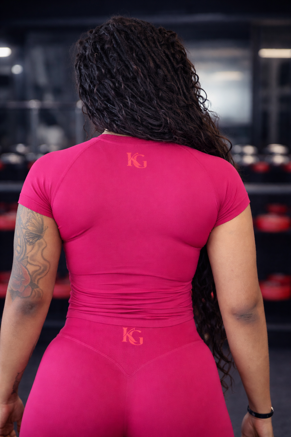 Crimson Sculpt Top